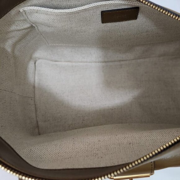 Chloe Camera Bag in Shiny Leather Color Dark Khaki - Picture 10 of 11